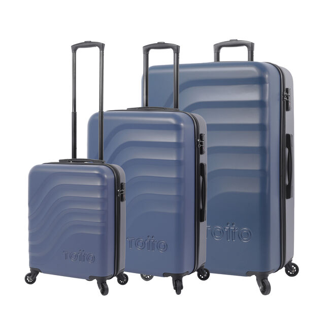 Juego de maletas trolley azul - Bazy